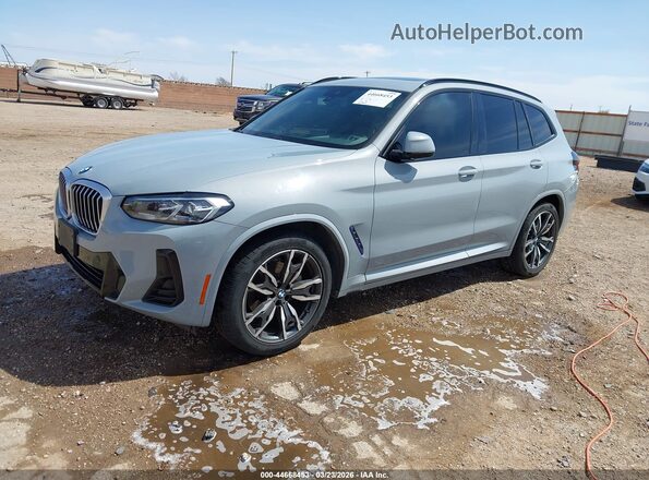 5UX53DP00N9K87836 2022 BMW X3 Gray 