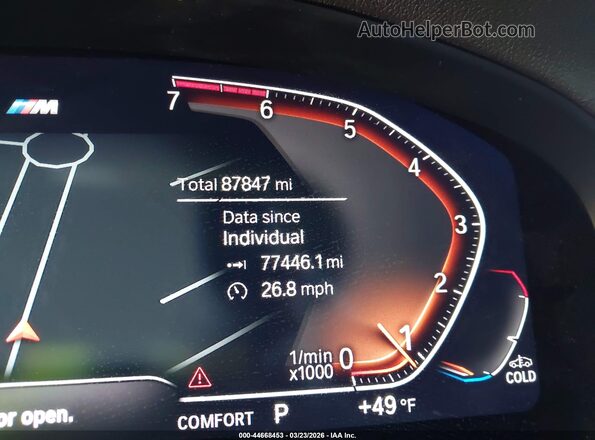 5UX53DP00N9K87836 2022 BMW X3 Gray 