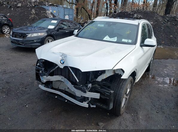 5UX53DP03P9P98251 2023 BMW X3 White Widok z przodu