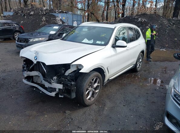 5UX53DP03P9P98251 2023 BMW X3 White Przód lewy