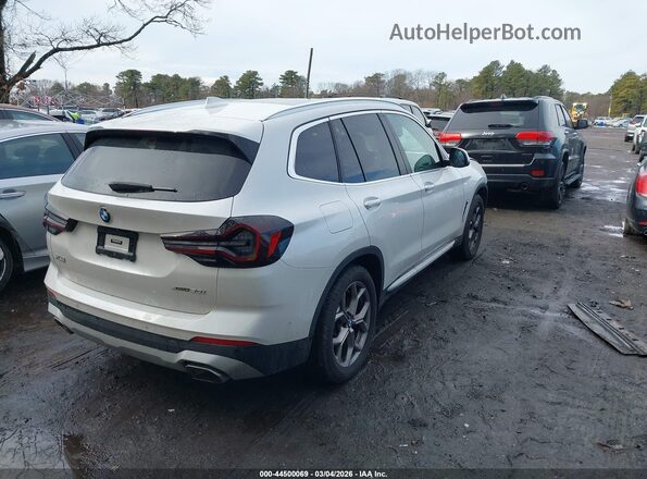 5UX53DP03P9P98251 2023 BMW X3 White Tył prawy