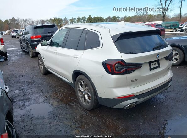 5UX53DP03P9P98251 2023 BMW X3 White Tył lewy