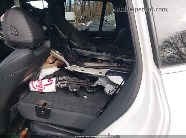 5UX53DP03P9P98251 2023 BMW X3 White Widok naklejki z numerem VIN
