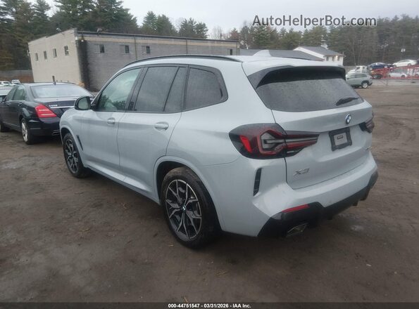 5UX53DP06N9J07596 2022 BMW X3 Серый Задняя левая четверть