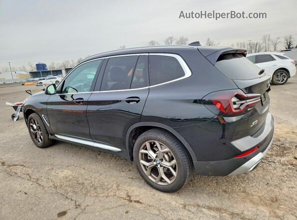 5UX53DP07N9J49758 2022 BMW X3 Black 