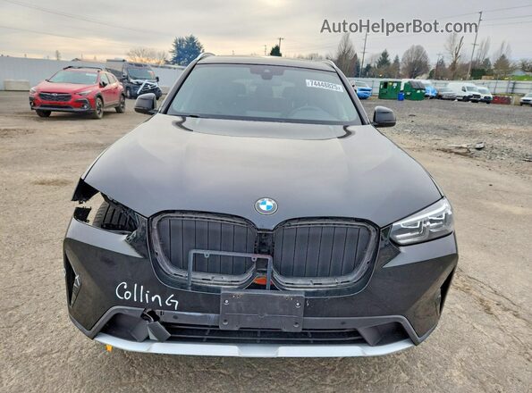 5UX53DP07N9J49758 2022 BMW X3 Black 