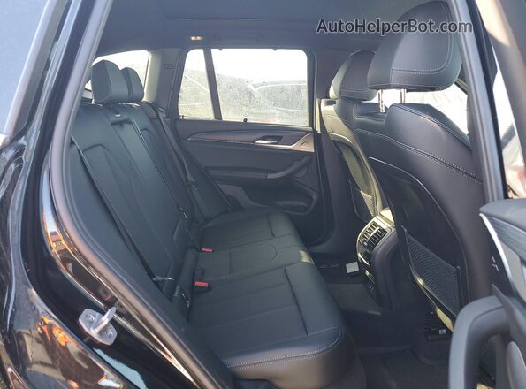 5UX53DP07R9V73897 2024 BMW X3 Black Вид задніх сидінь