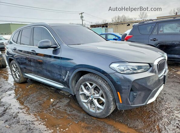 5UX53DP08P9R38911 2023 BMW X3 Black წინა მარჯვენა