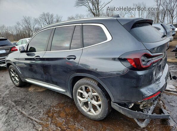5UX53DP08P9R38911 2023 BMW X3 Black უკანა მარცხენა