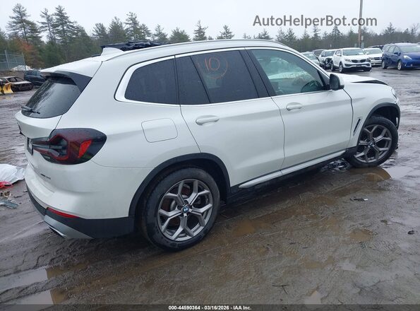 5UX53DP0XR9U11620 2024 BMW X3 White Задня права чверть