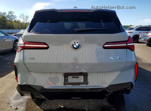 5UX53GP06S9099187 2025 BMW X3 Gray Հետևի տեսք
