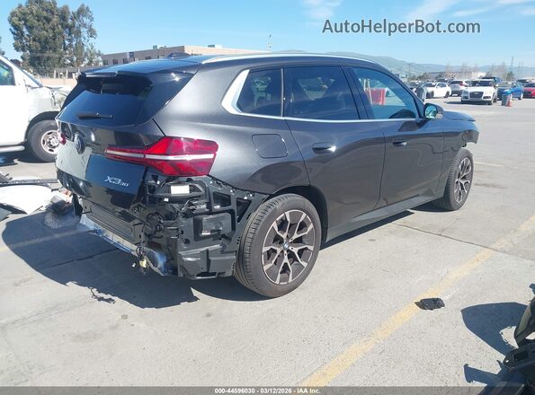 5UX53GP07S9007178 2025 BMW X3 Gray Հետևի աջ