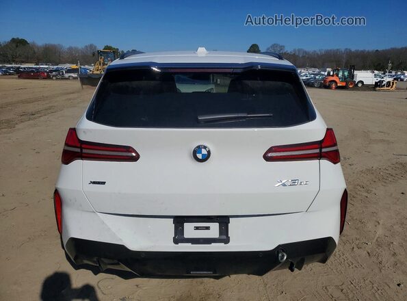 5UX53GP07T9159995 2026 BMW X3 White უკანა ხედი