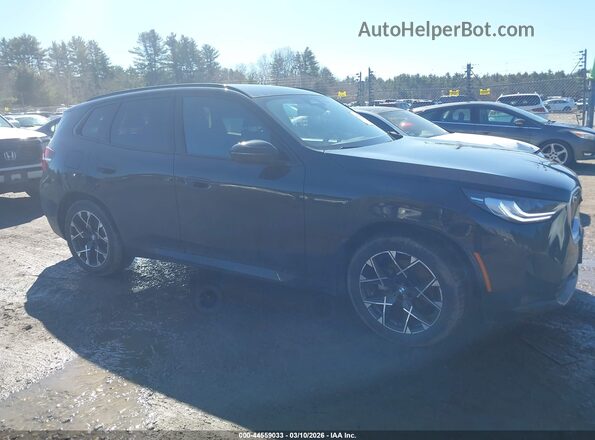 5UX53GP09S9099488 2025 BMW X3 Black უკანა სალონის ხედი