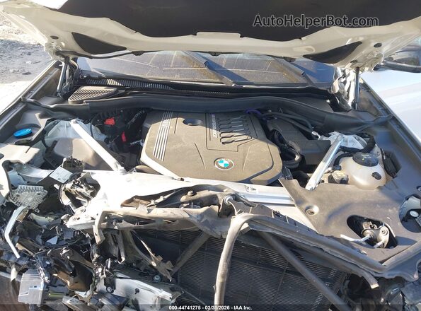 5UX83DP08P9P84844 2023 BMW X3 White Widok z tyłu