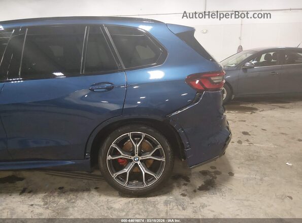 5UXCR4C07N9K29332 2022 BMW X5 Blue Vista frontal