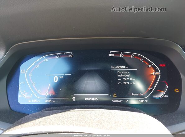 5UXCR4C08P9R18945 2023 BMW X5 Black Vista de los asientos traseros