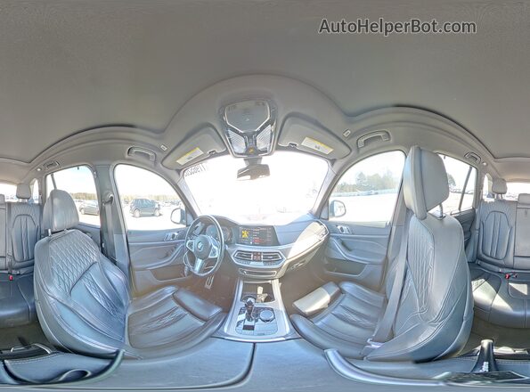5UXCR4C0XM9F88529 2021 BMW X5 White Vista interior de 360 grados