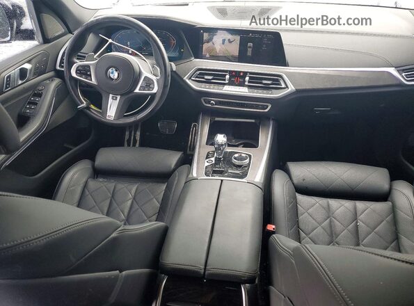 5UXCR6C00P9P01577 2023 BMW X5 Black Dashboard view