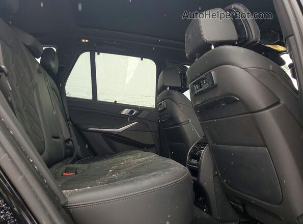 5UXCR6C00P9P01577 2023 BMW X5 Black Rear interior view