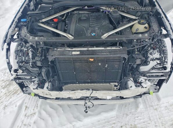 5UXCR6C00P9P01577 2023 BMW X5 Black Engine compartment view