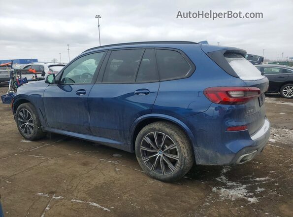 5UXCR6C01M9F17201 2021 BMW X5 Blue Задня ліва чверть