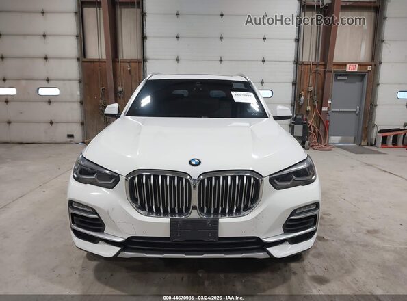5UXCR6C01M9G43090 2021 BMW X5 White Вид щитка приладів