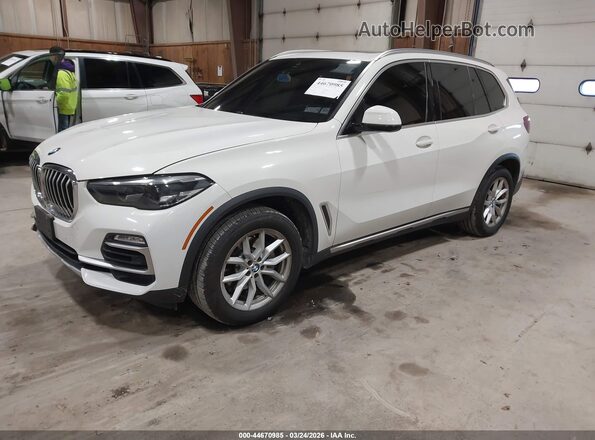 5UXCR6C01M9G43090 2021 BMW X5 White Передня ліва чверть