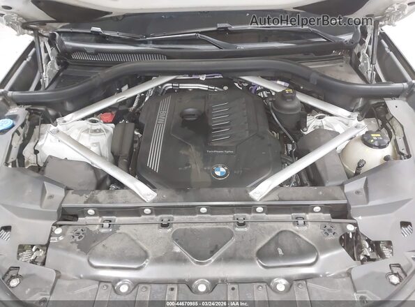 5UXCR6C01M9G43090 2021 BMW X5 White Вид ззаду
