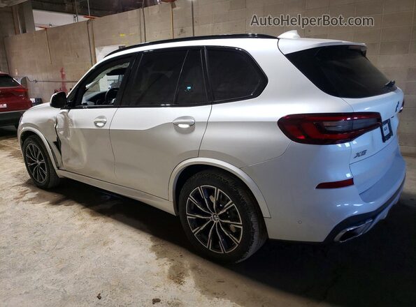 5UXCR6C01N9K38474 2022 BMW X5 White Tył lewy