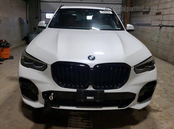 5UXCR6C01N9K38474 2022 BMW X5 White Widok z przodu