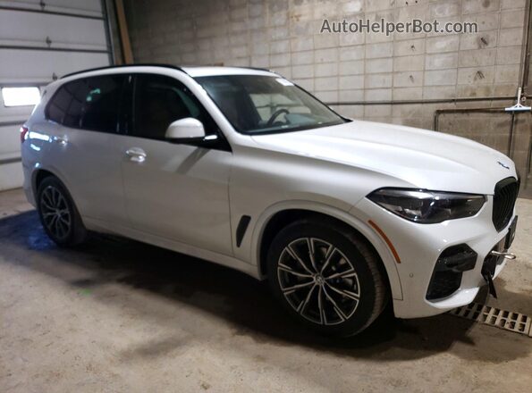 5UXCR6C01N9K38474 2022 BMW X5 White Przód prawy