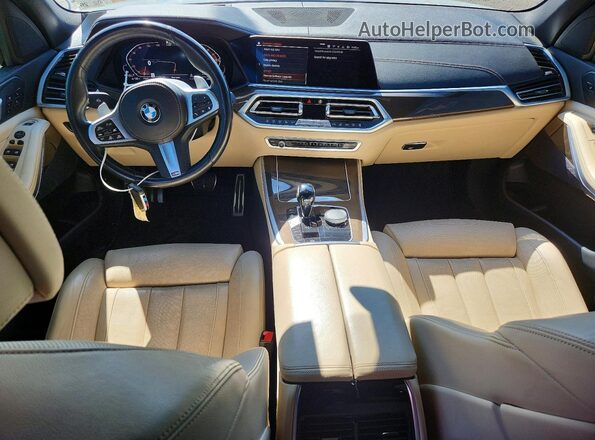 5UXCR6C01N9K65528 2022 BMW X5 White Вид панелі приладів
