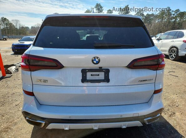 5UXCR6C01N9K65528 2022 BMW X5 White Вид ззаду