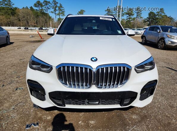 5UXCR6C01N9K65528 2022 BMW X5 White Вид спереду