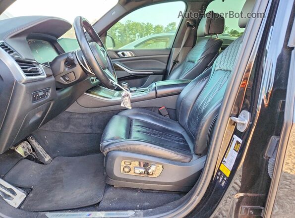 5UXCR6C02M9E66436 2021 BMW X5 Black Front interior view