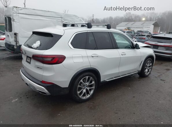 5UXCR6C03M9G08826 2021 BMW X5 White Tył prawy