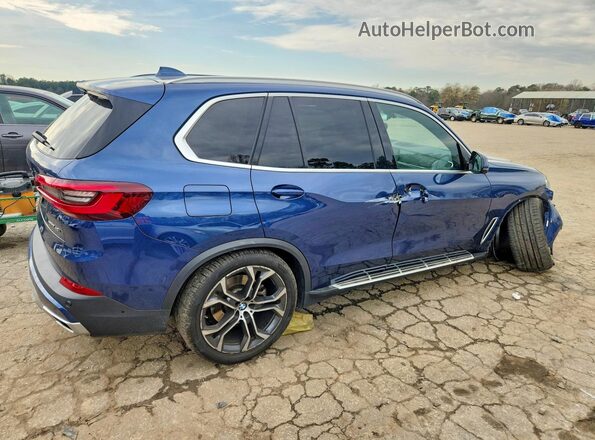 5UXCR6C04N9K69993 2022 BMW X5 Blue Tył prawy