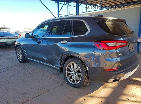 5UXCR6C04N9M60376 2022 BMW X5 Charcoal Задня ліва чверть