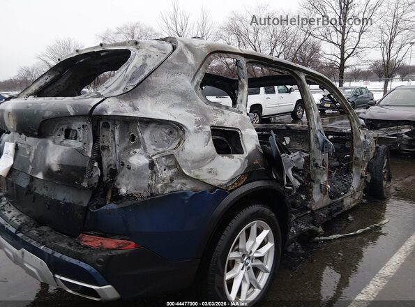 5UXCR6C06M9E84051 2021 BMW X5 Blue ხელსაწყოთა პანელის ხედი