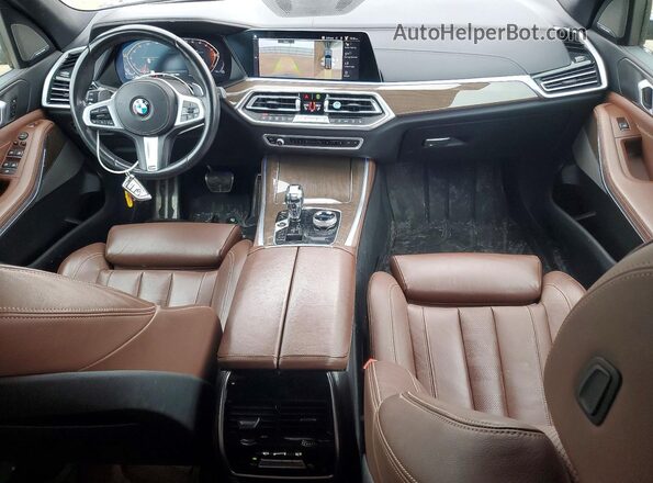 5UXCR6C06M9E95745 2021 BMW X5 Gray Widok deski rozdzielczej