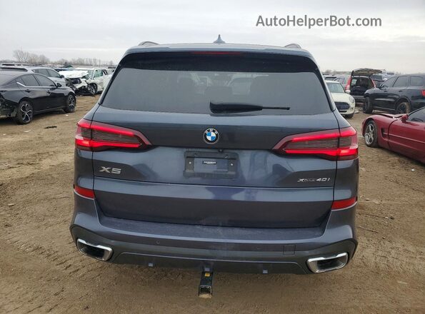 5UXCR6C06M9E95745 2021 BMW X5 Gray Widok z tyłu
