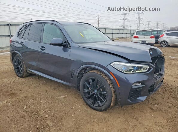 5UXCR6C06M9E95745 2021 BMW X5 Gray Przód prawy