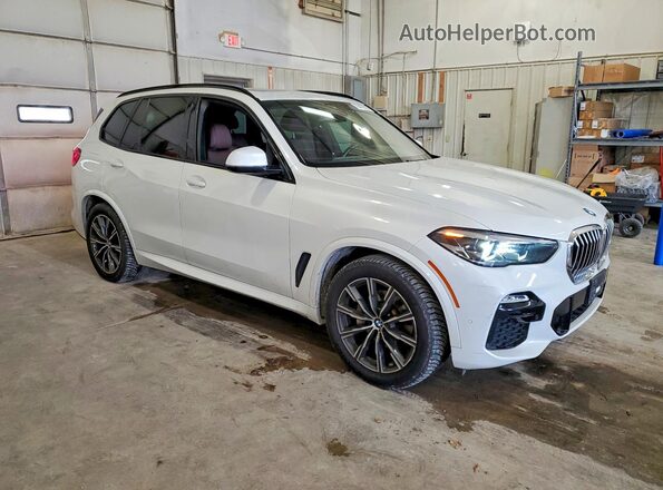 5UXCR6C06M9F35399 2021 BMW X5 White წინა მარჯვენა