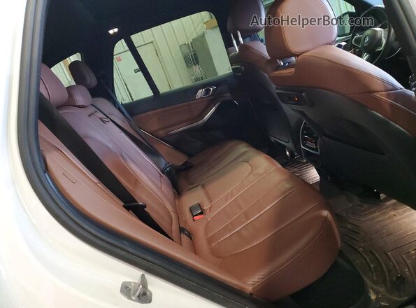 5UXCR6C06M9F35399 2021 BMW X5 White უკანა სავარძლების ხედი