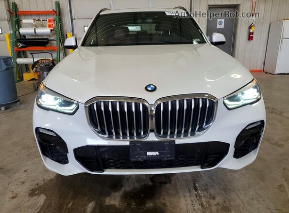 5UXCR6C06M9F35399 2021 BMW X5 White წინა ხედი