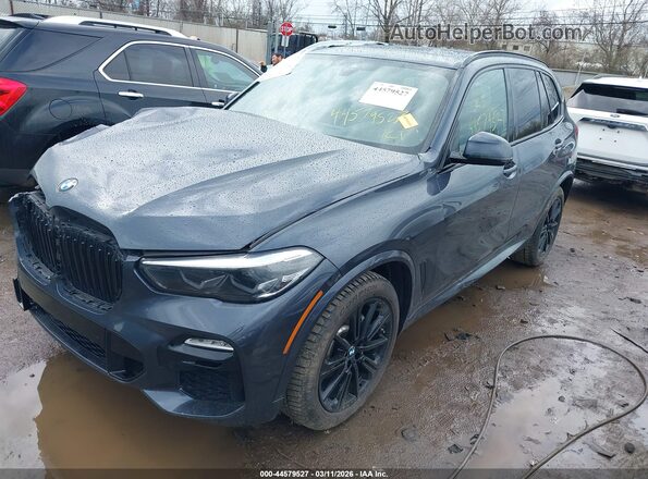5UXCR6C08M9F64600 2021 BMW X5 Dark Blue Front left