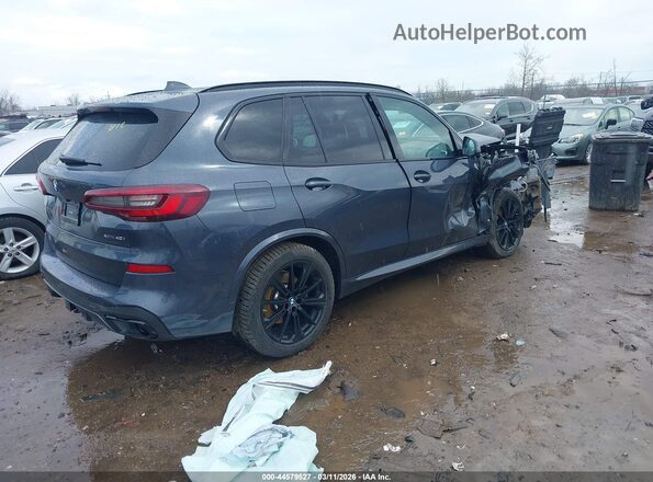 5UXCR6C08M9F64600 2021 BMW X5 Dark Blue Rear right