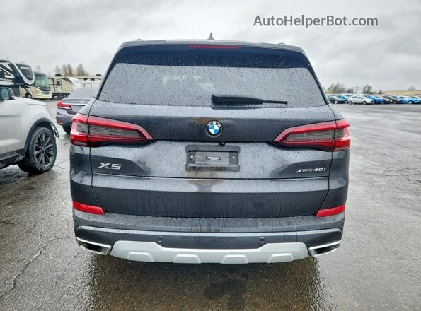 5UXCR6C08P9P50803 2023 BMW X5 Gray Вид ззаду