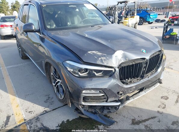 5UXCR6C09L9B79996 2020 BMW X5 Blue Вид спереду